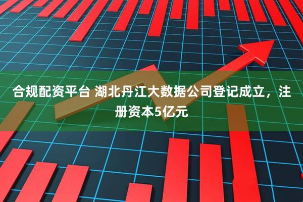 合规配资平台 湖北丹江大数据公司登记成立，注册资本5亿元